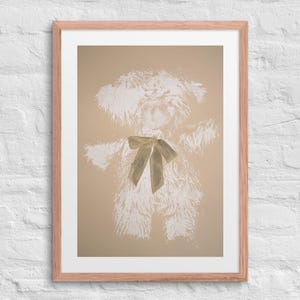 Baby Bear Print for Nursery - Framed poster