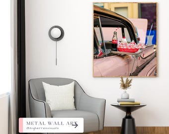 Pop of Pink - Metal prints