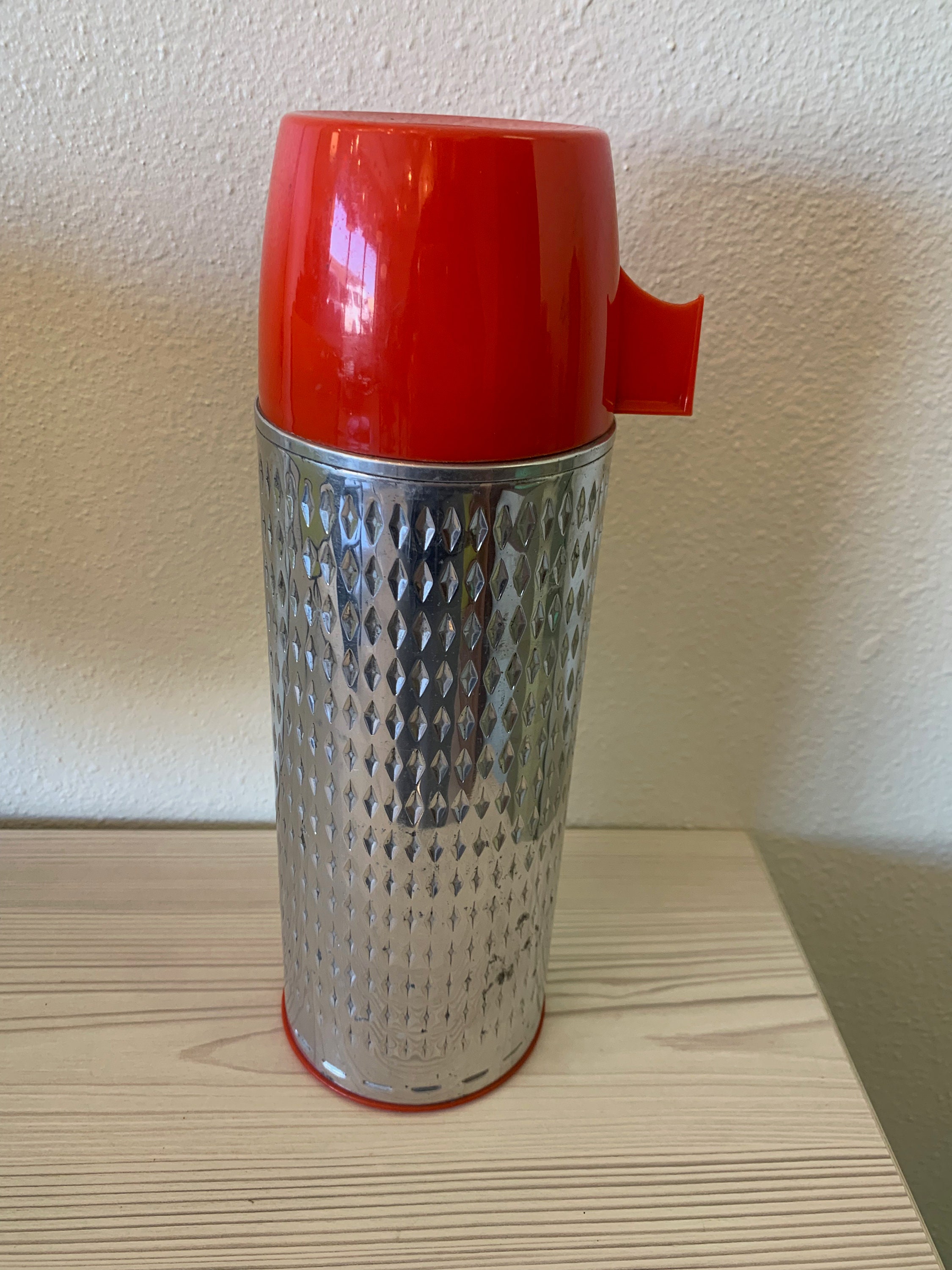 1950's vintage aluminum/ glass lined thermos for Sale in Hamilton