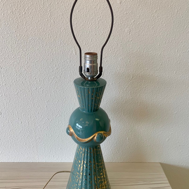 Mid Century Table Lamp Etsy