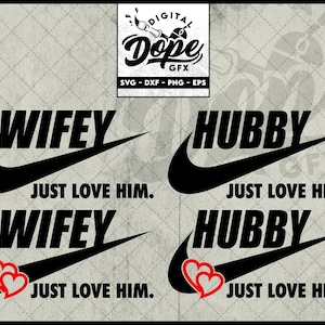 Mi marido la ama, mi mujer lo ama, Nike, la ama, amor, SVG, clipart, digital, mi marido la ama, mi mujer lo ama, San Valentín, matrimonio