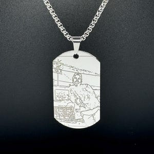 Ice Cube Hundemarke mit Lasergravur
