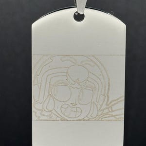 Brawl Stars Bonnie-dogtag lasergegraveerd