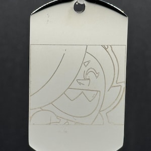 Brawl Stars Colette Dog Tag Laser Engraved