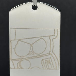 Brawl Stars 8-bits dogtag lasergegraveerd