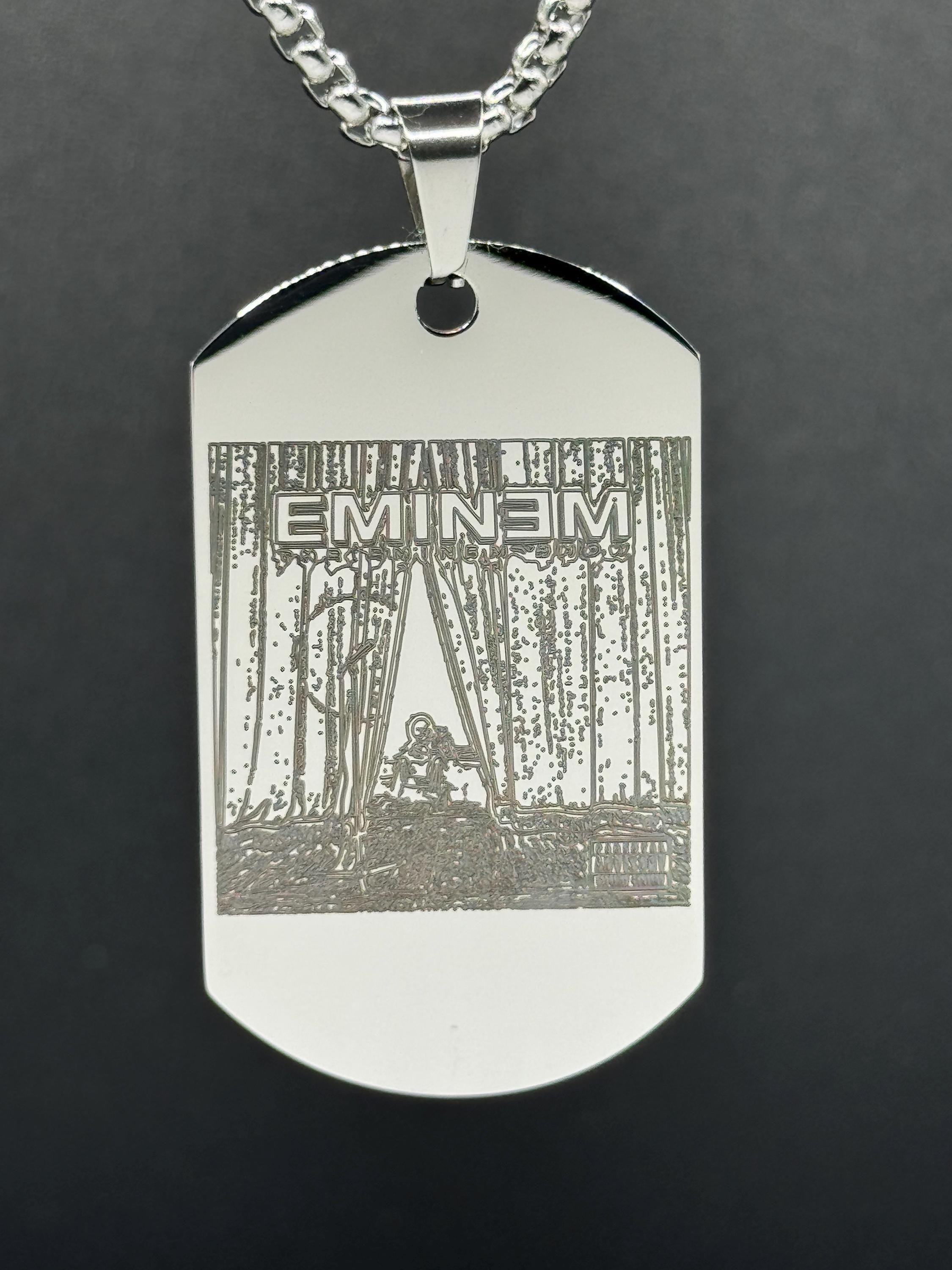 Eminem Dog Tag Laser Engraved - Etsy