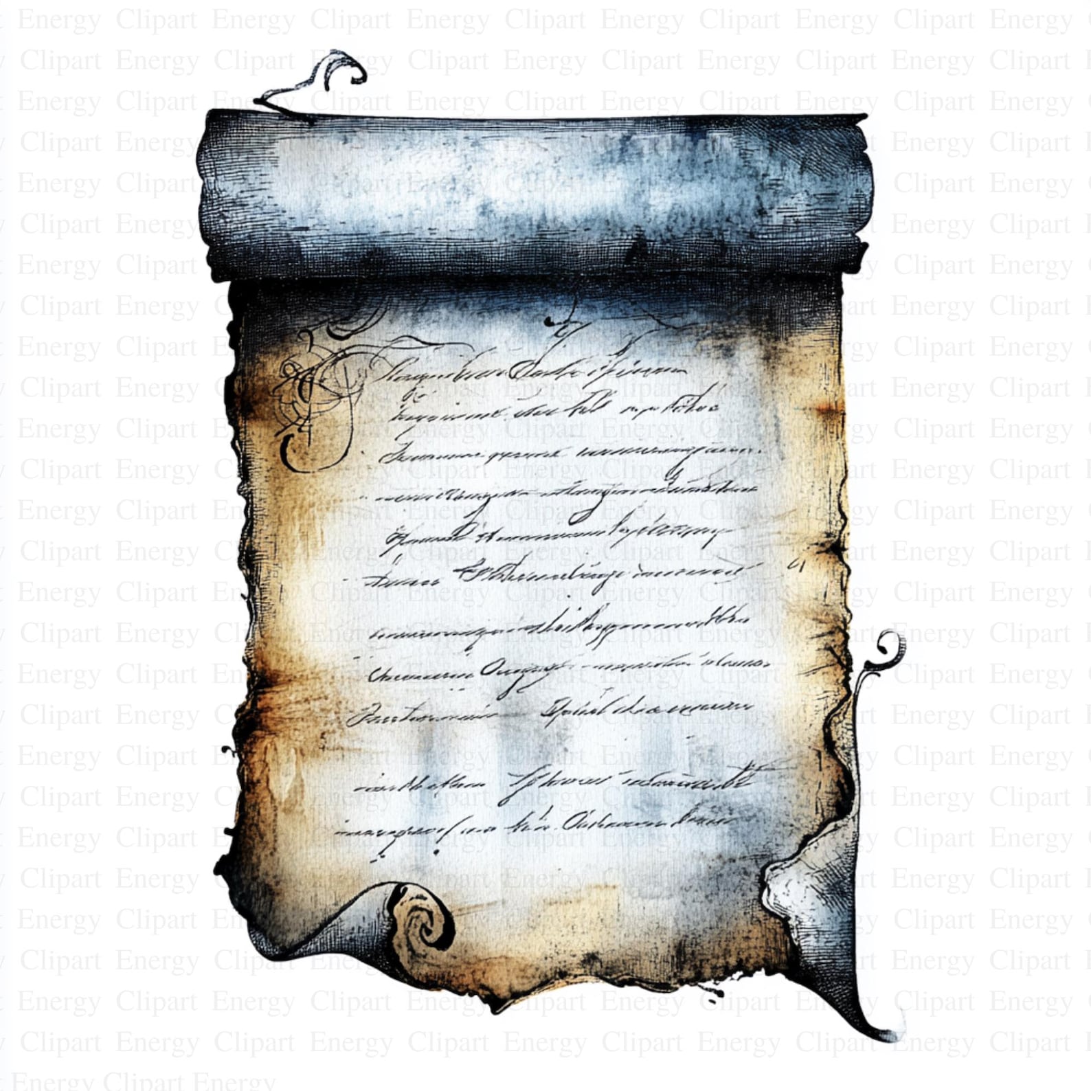 Antique Paper Clipart | 5 High Quality Jpgs | Instant Digital Download ...