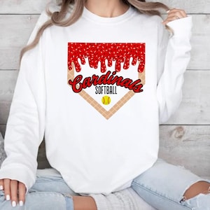 Custom Softball Baseball Drip Team png digitaler Download