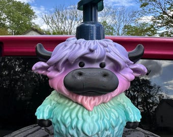 Highland Cow Bath & Body works holder.