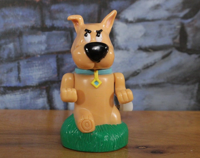 Vintage Scrappy Doo Fighting Rolling Wind up Toy Scoobydoo Etsy