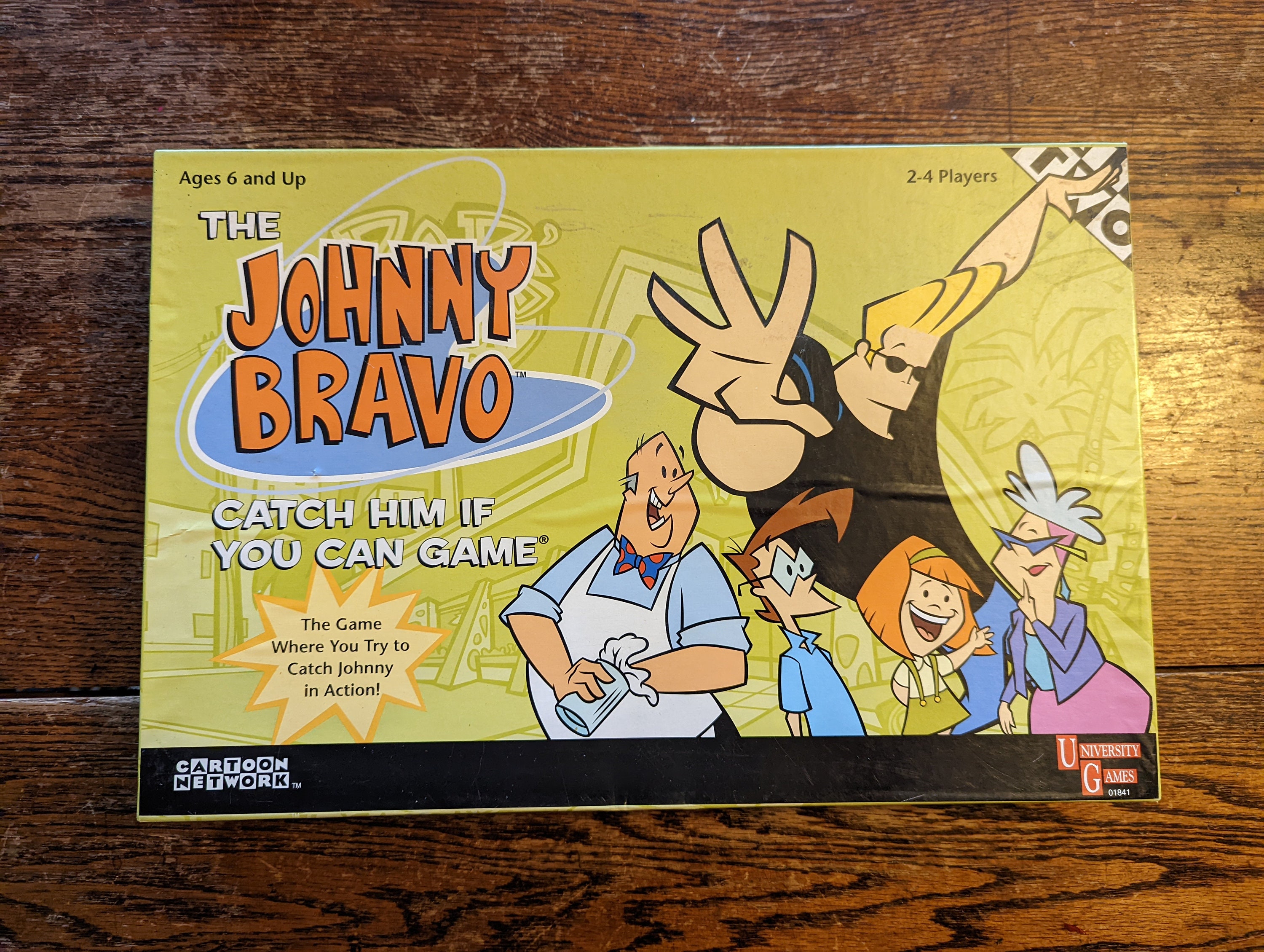 Johnny Bravo Catch Him If You Can Board Game Cartoon Network 
