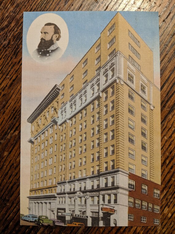 Postcard Stonewall Jackson Hotel Clarksburg WV West Virginia Etsy