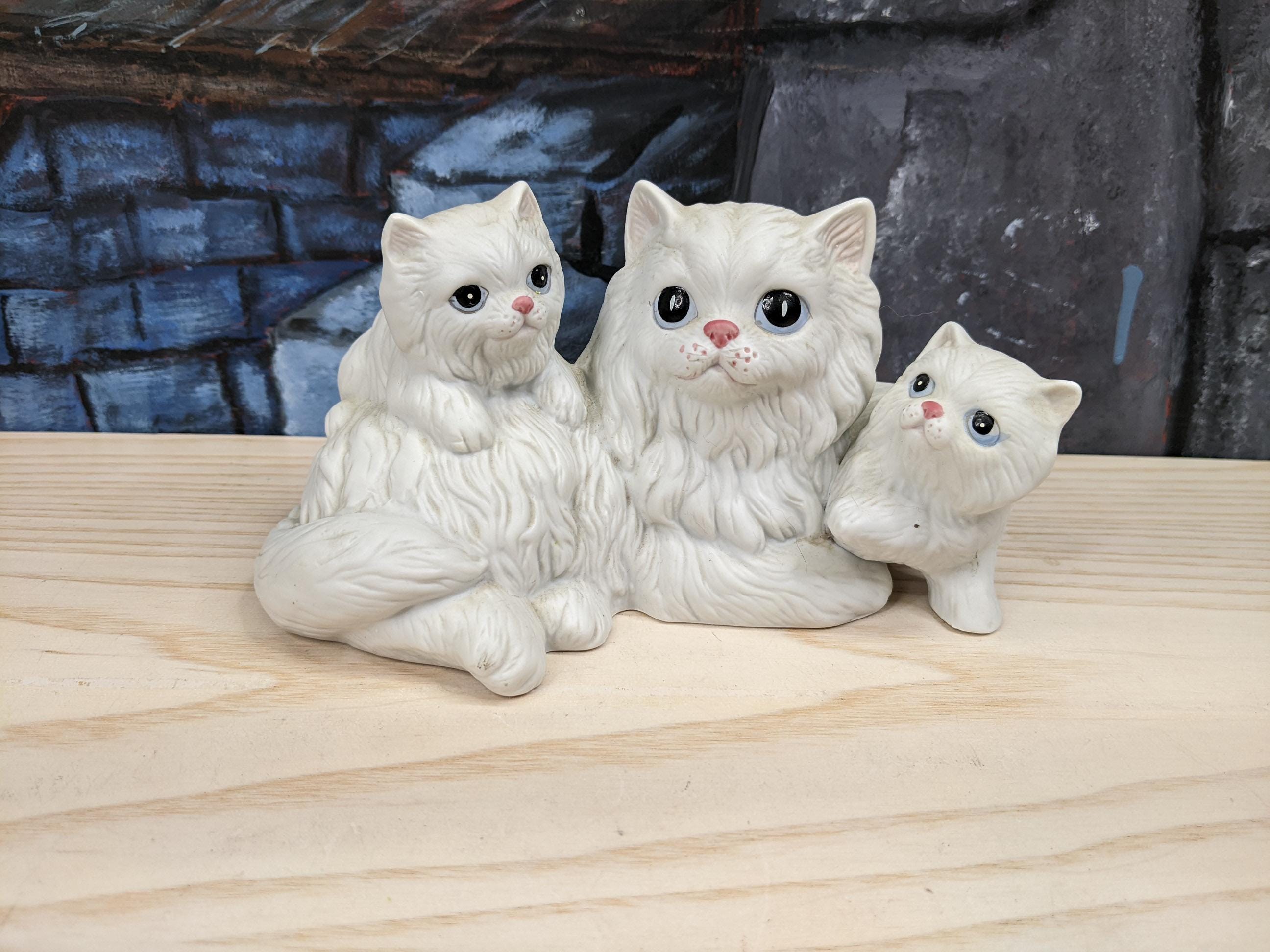 Homco Cat Figurines - Etsy Homco Cat Figurines - Etsy