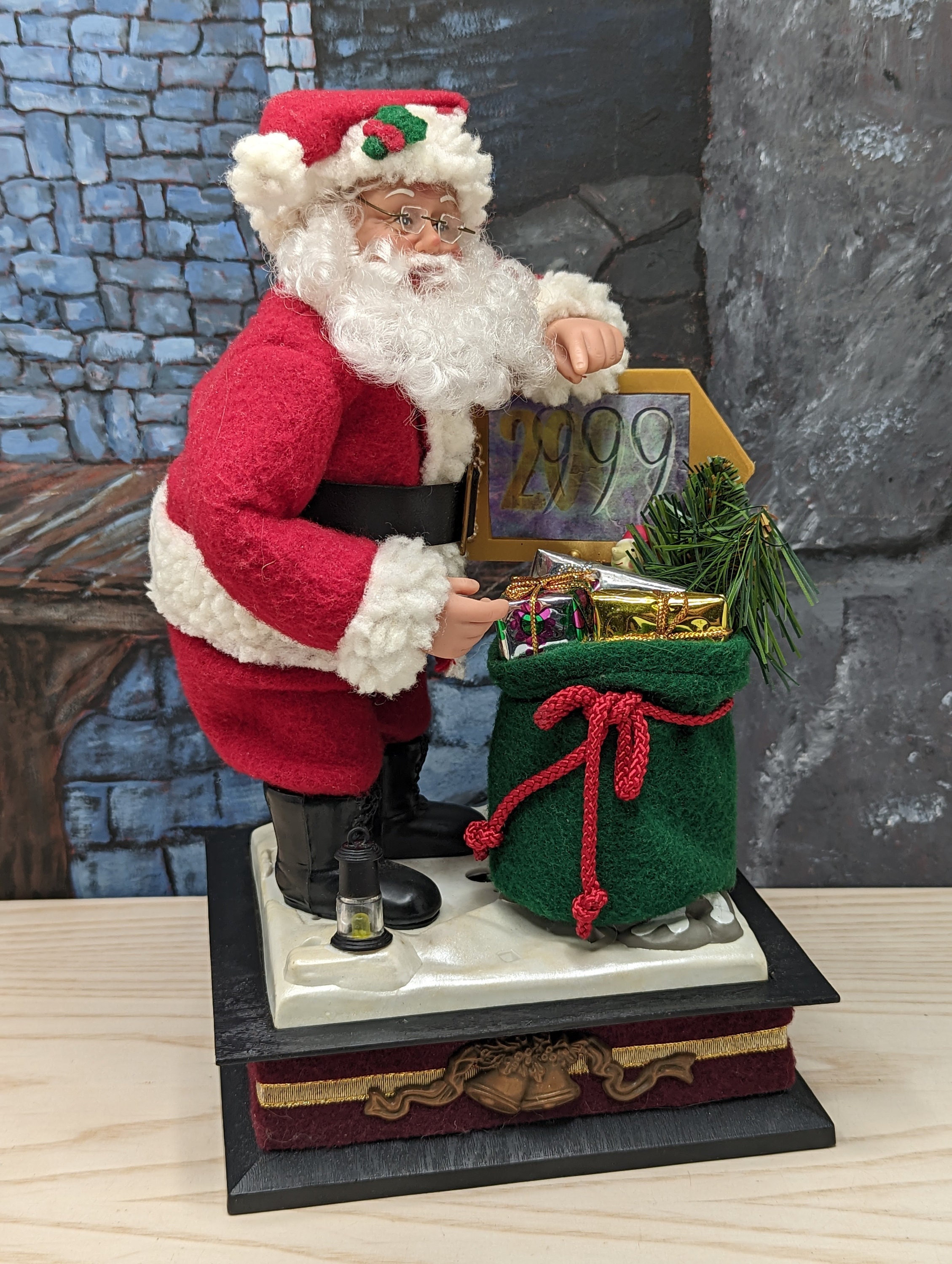 HOLIDAY CREATIONS サンタクロース クリスマス 動く人形 置物 飾り物 クリスマスメロディー【高さ46cm】DR1126 animated santa クリスマス