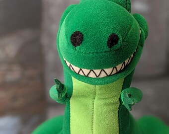 REX Dinosaur Disney Store Pixar vintage 90's Toy Story large plush T REX movable legs Stuffed Animal Buddy Childhood  pal Gift Movie