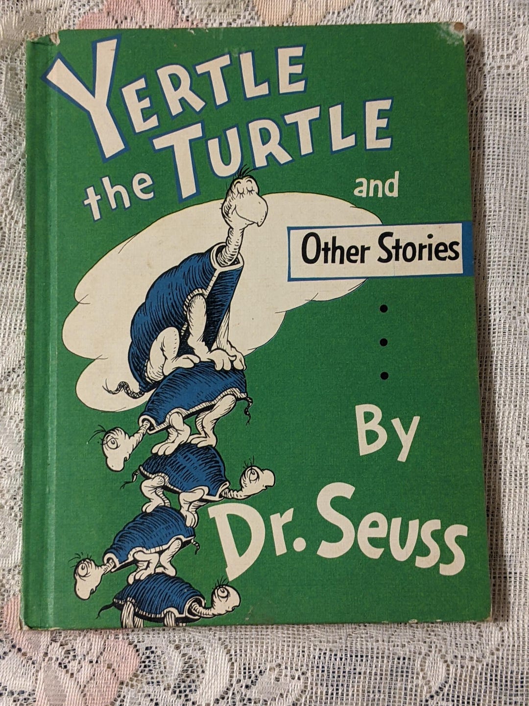Vintage Dr. Seuss Yertle the Turtle and Other Stories 1958 Book Club ...