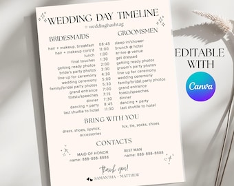 Elegant Wedding Binder Template: Canva Editable Planner (Digital Download