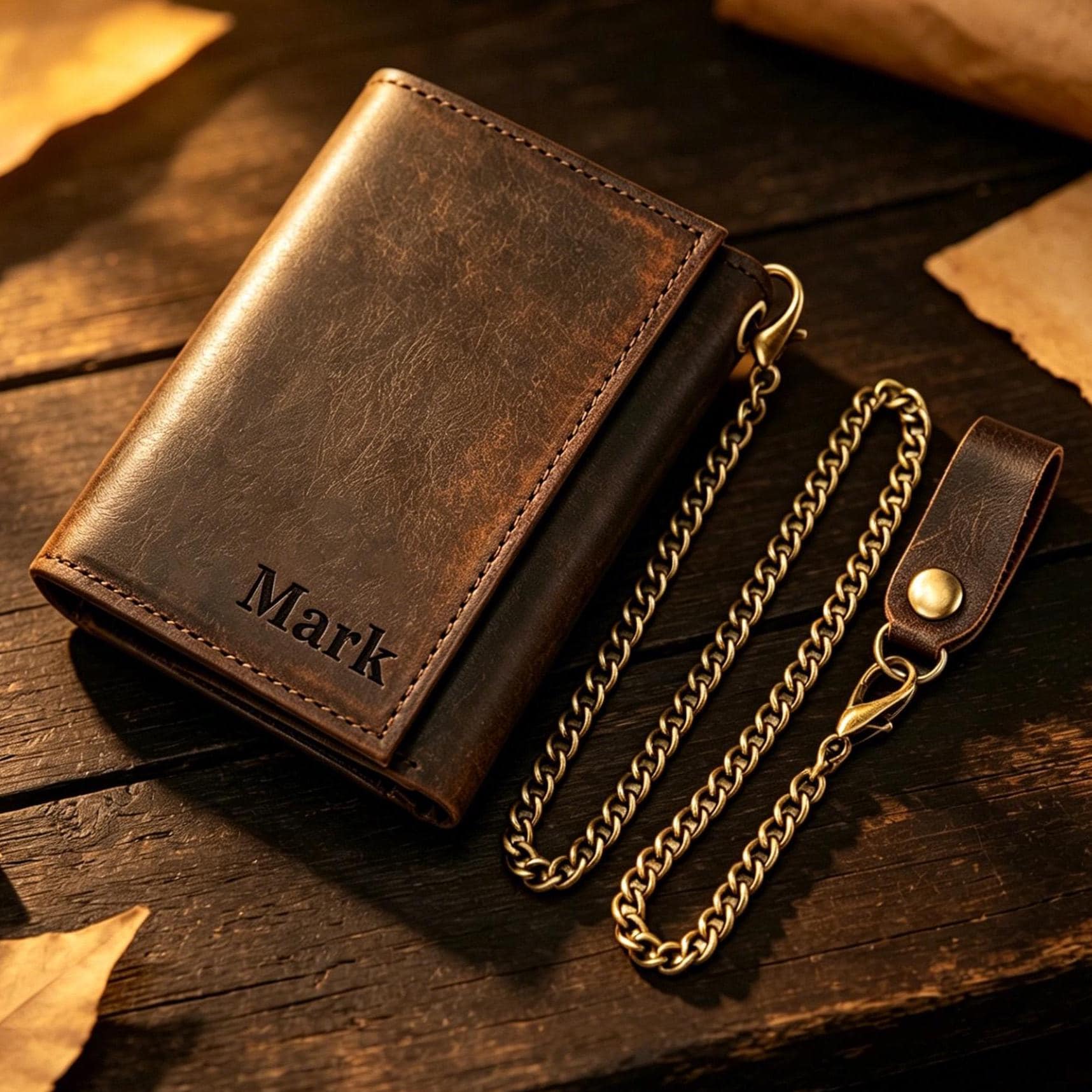 Vintage Chain Wallet - Etsy
