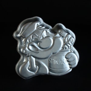 Wilton Popeye Cake Pan - Sheet Cake - 1980 - Wilton 502-1719 - King Features Syndicate - Collectible Mold - Birthday Cake