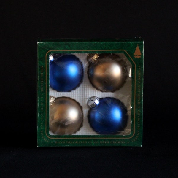 Krebs Blue Ornaments Etsy