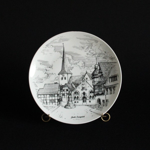 Stadt Ennigerloh Collectible Souvenir Plate - Winterling China - Rosiau Bavaria - Porcelain Plate - Decorative Plate - Wall Hanging