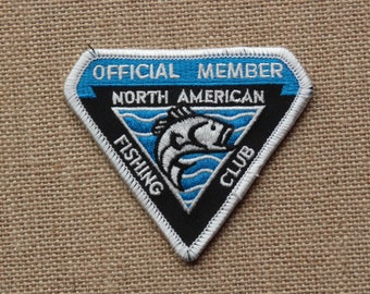 North American Fishing Club - Official Member - Patch - Badge - Sew On Patch - Fisherman - Angler Patch - Bass Fishing