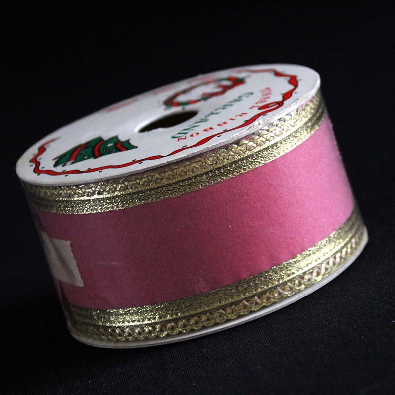 Vintage Tinsel Ribbon Garland on Original Spool Fantasia Etsy