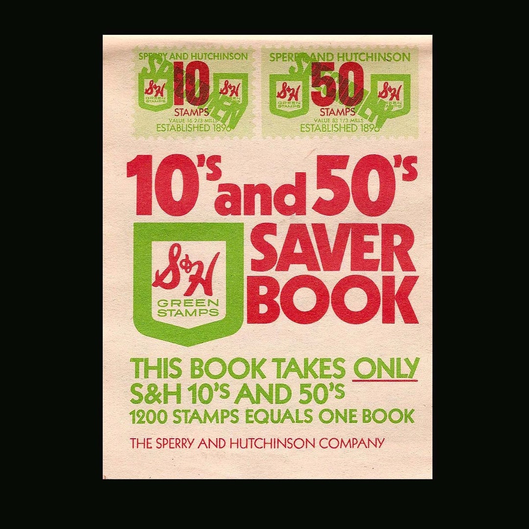 1960s S&H Green Stamps Booklets for Collage, Altered Art, Mixed