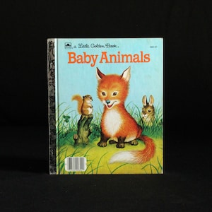 Baby Animals by Garth Williams - Vintage Children&#39;s Book c. 1956 - A Little Golden Book 304-57 - Golden Press - Western Publishing
