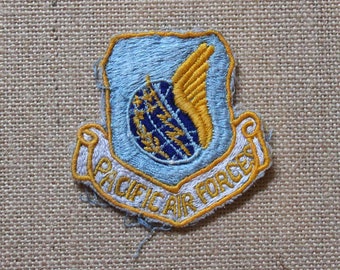 Pacific Air Forces Sew On Patch - Hickman Air Base - Pearl Harbor - Air Force - USAF Aviation Badge Patch