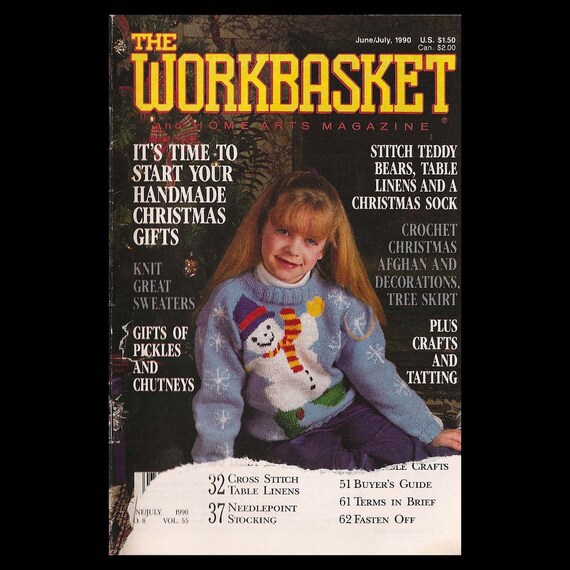 Download The Workbasket Volume 55 No 8 Vintage Craft Magazine C Etsy PSD Mockup Templates