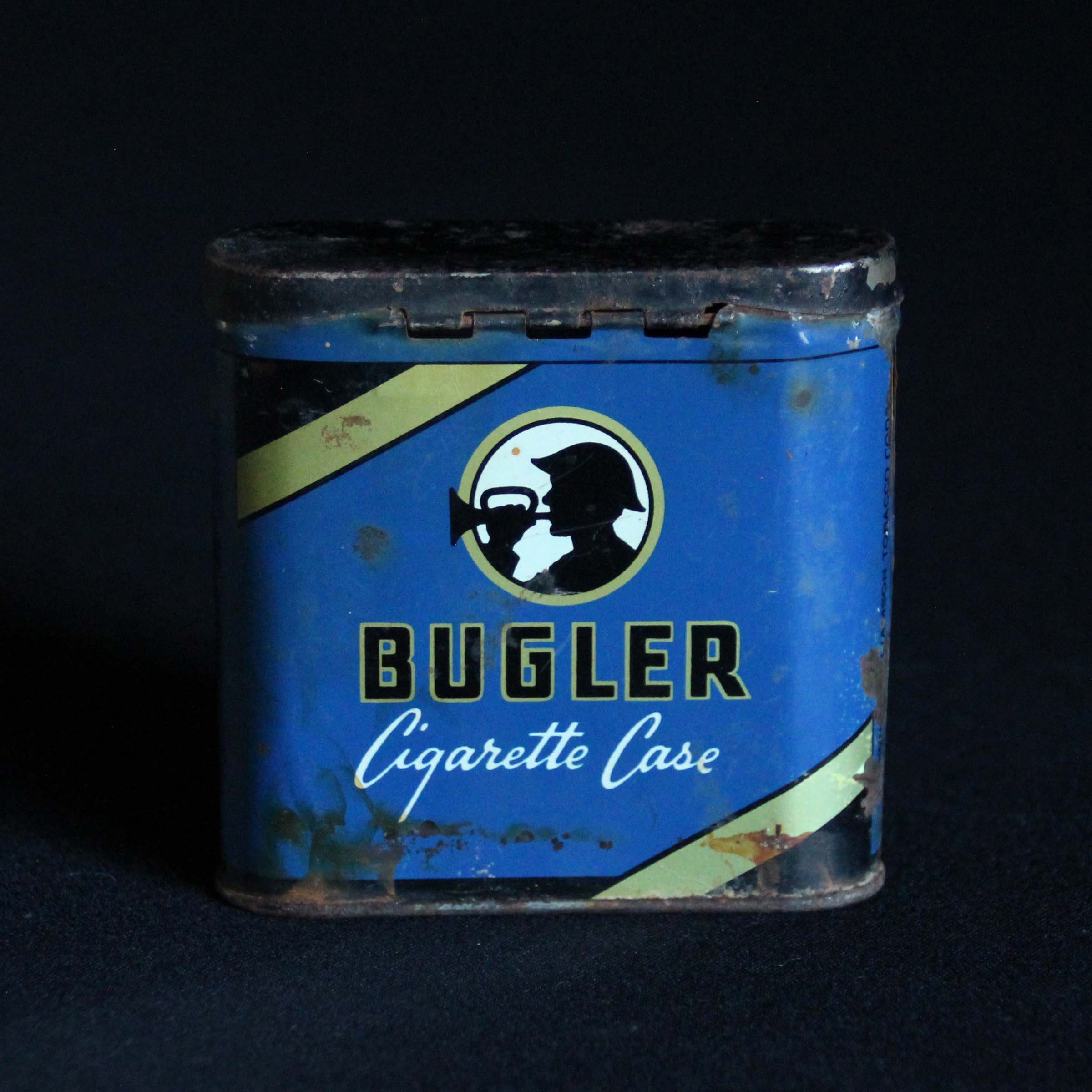 Vintage Bugler Cigarette Case Pocket Tobacco Tin - Brown and Williamson  Tobacco Corp. - Lidded Box - Storage Container - Tobacciana