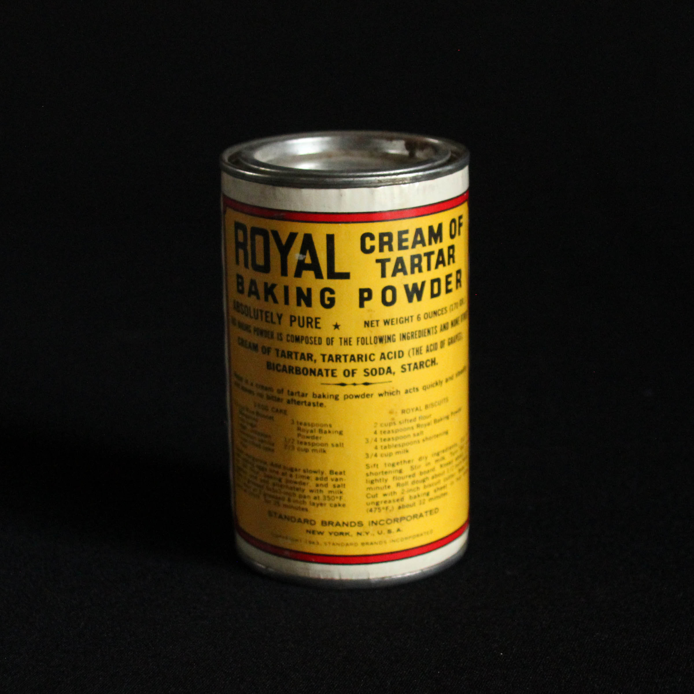 Vintage Royal Cream of Tartar Baking Powder Tin 6 OZ Etsy
