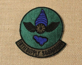 USAF 18th Supply Squadron Sew on Patch - Kadena Air Base - Okinawa