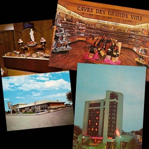 Vintage Reise Postkarten - 3er Set