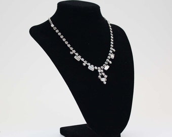 Rhinestone Costume Jewelry Necklace