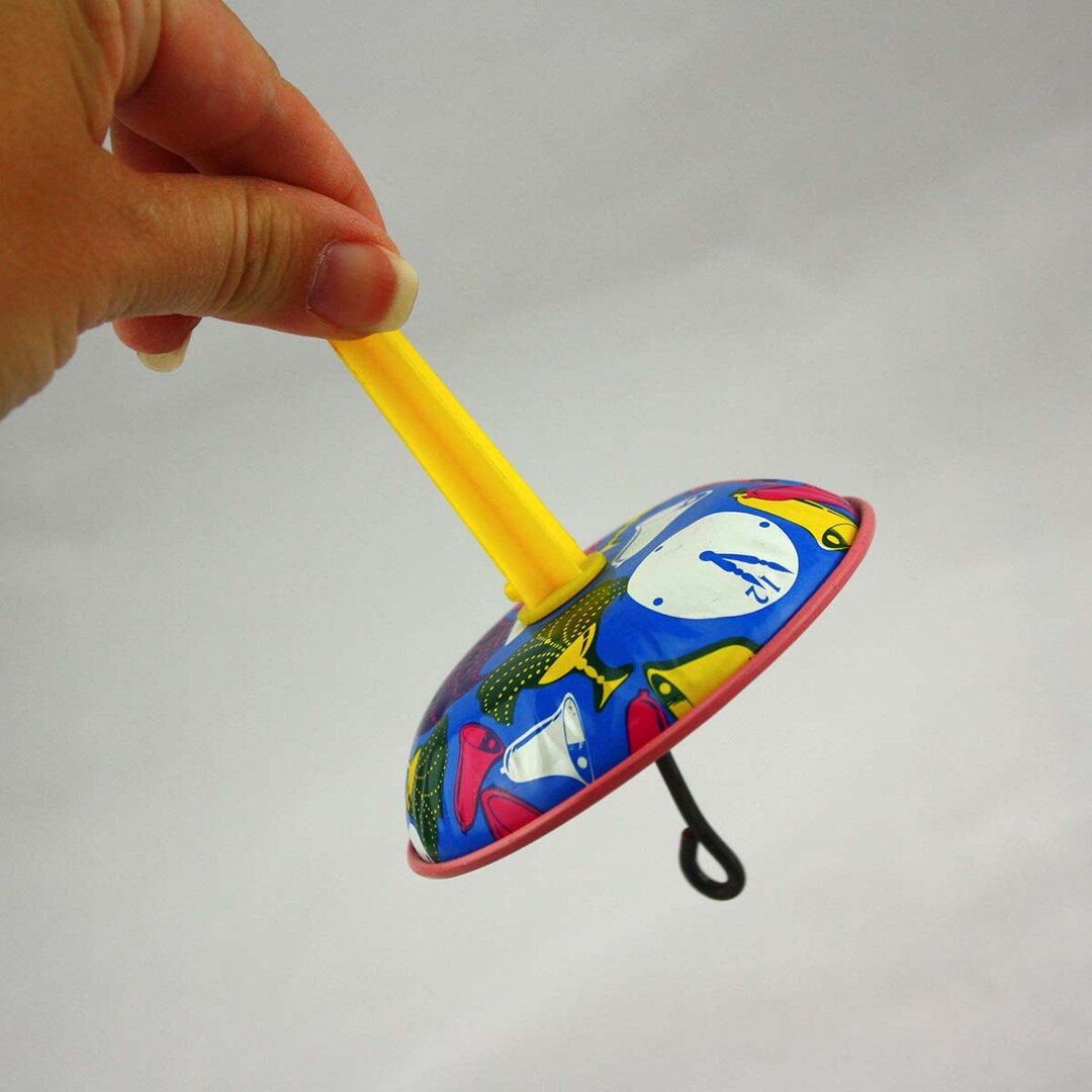 New Years Party Noise Maker Bell Tin Litho Novelty Toy Etsy