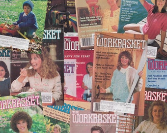 The Workbasket and Home Arts Magazine Issues - Vintage Magazines - 1980s - Crafting - Patterns and How To's - Crochet - Knit - Tatting