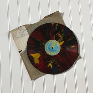 Morrison Records Down and Up Hambo and Mama Inez - Vintage Record - Album - 45 rpm - Marbled Splatter Wax Vinyl - Morrison Music Company