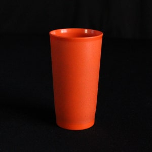 Tupperware Stackable Tumbler in Harvest Orange - 12 oz Cup - Medium Size - Juice Glass - Drink Cups - 873 - Retro Kitchen