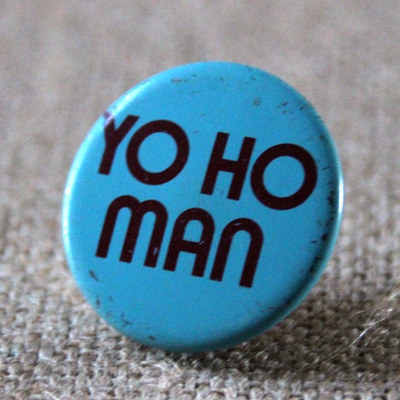 Yo Ho Man - Vintage Button - Simpson's - Vintage … - image 9