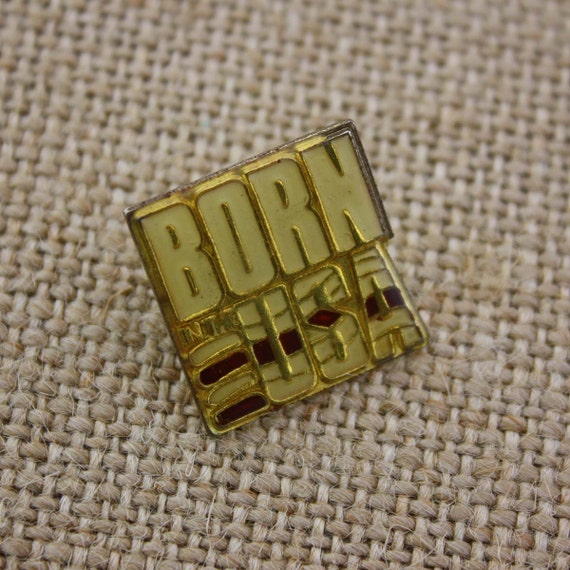 Born in the USA Enamel Pin by American Gag Bag Inc. - Etsy
