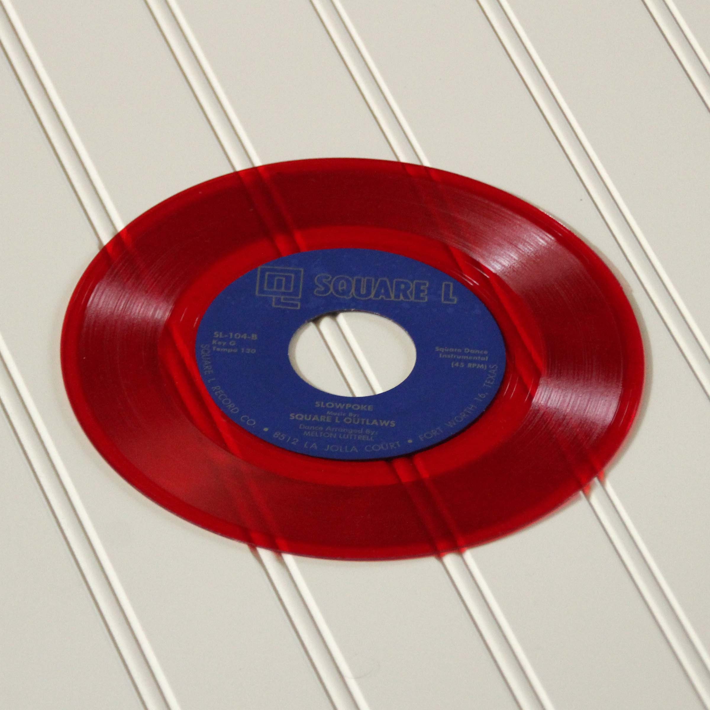 レコード 未使用 Red Squares Modern Roll LPレコード