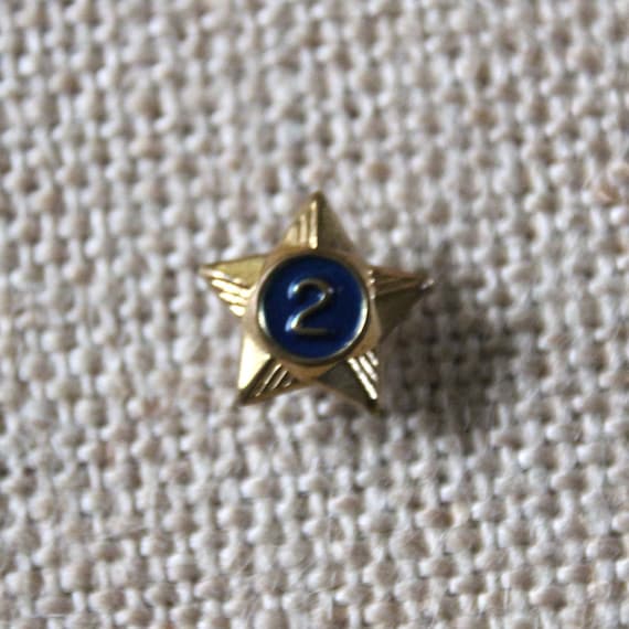 2 Years Pin Boy Scouts 2 Year Service Star Pin - Uniform Pin - Co… - Gem