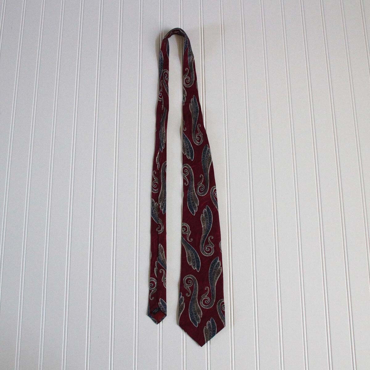 Vintage Men's Necktie - Isaac Zeicer Couture Tie - Abstract
