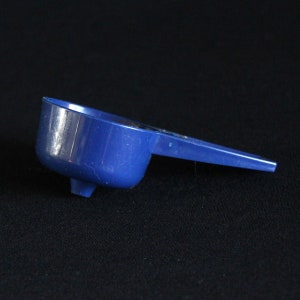 Vintage Tupperware Mini Funnel in Dark Blue - Tupperware #877 - 1980s - Cooking Utensils or Gadgets - Retro Kitchen - Salt and Pepper Filler