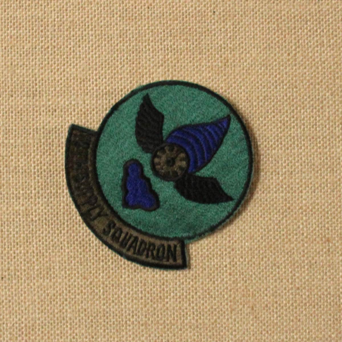 新品 USAF OKINAWA 空軍 プラック嘉手納①点41STairborne USAF 18th Supply Squadron Sew on Patch - Kadena Air Base