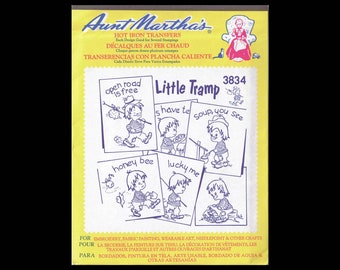 Little Tramp - Tante Martha's Hot Iron Transfers 3834 - Borduurtransfers - UNCUT - Naaitransfer - DIY Needlecraft