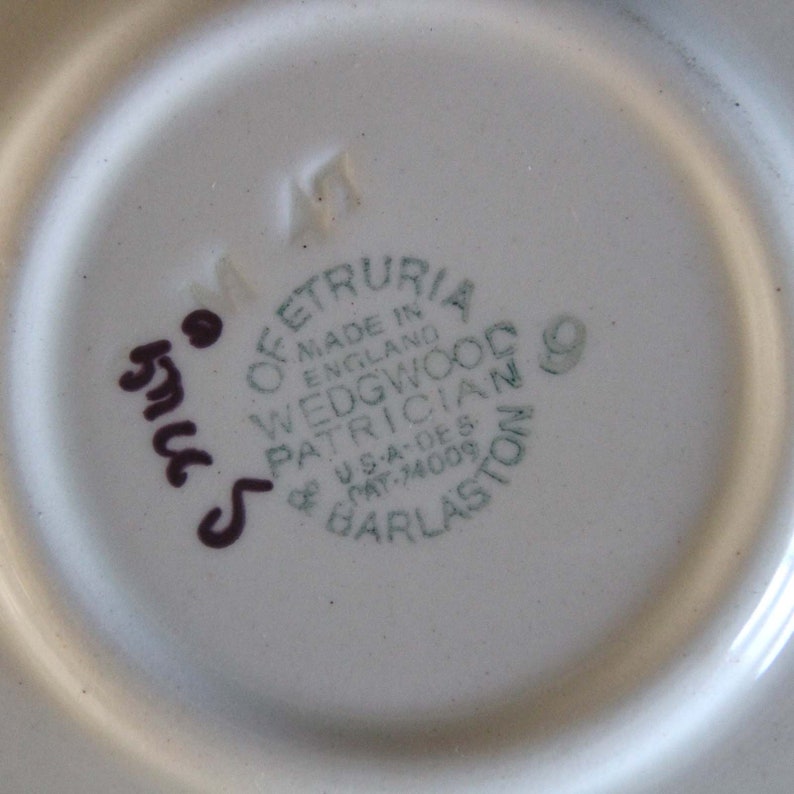 Wedgwood Patrician Athenian Gold China Saucer Pattern ...