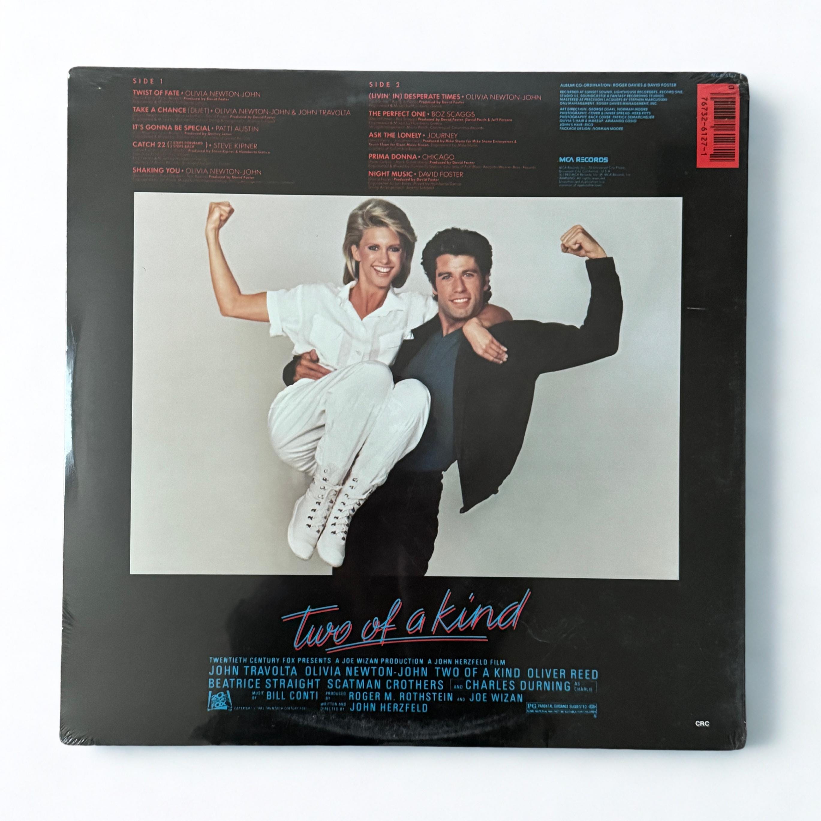 Two of A Kind Soundtrack - Vintage Record C. 1983 - John Travolta